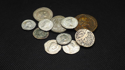 Monedas del Imperio Romano. Roma Antigua. Denario, sestercio, dracma