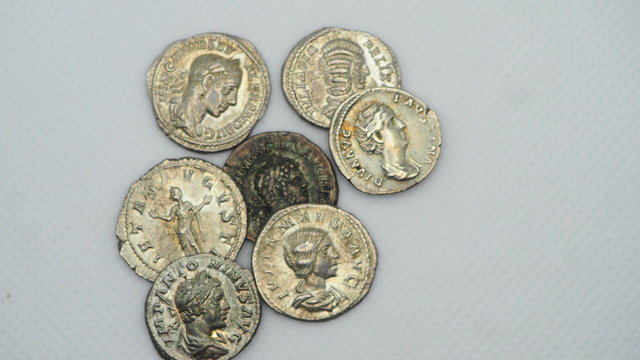 Monedas del Imperio Romano. Roma Antigua. Denario, sestercio, dracma