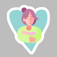 Obraz premium Bonitas ilustraciones para el día de la madre