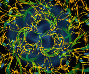 Computer generated colorful fractal artwork