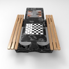 3d render Schachtisch fuer draussen gespr 115 rosenholz 12 