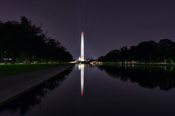 Washington Monument at night - Washington DC United States of America