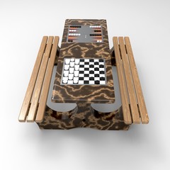 3d render Schachtisch fuer draussen gespr 115 rosenholz 13 