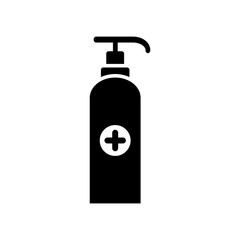 Hand Sanitizer Icon Design Vector Template