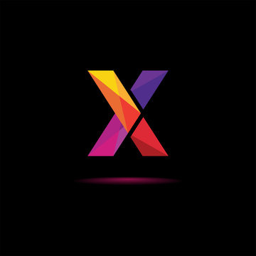 Modern X Initial logo, travel logo template vector illustration. Vector logo template - Vector