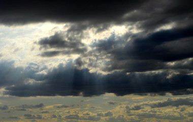 Hintergrund Gewitterhimmel