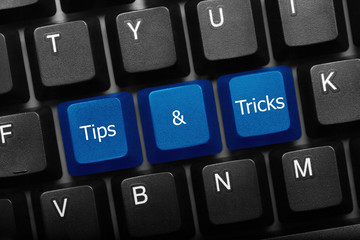 Three keys conceptual keyboard - Tips and Tricks keys