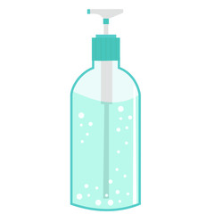 Disinfectant. Vector illustration isolated on a white background. Sanitizer.