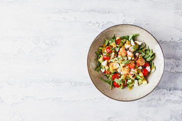 Green salad with vegetables