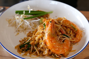 Thai food Pad Thai Shrimp