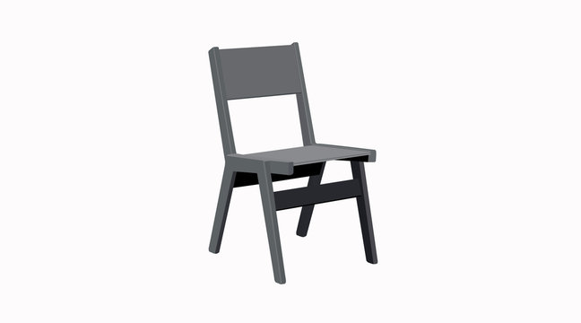 Vector Isolated Illustration of a Chair