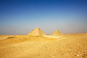 Fototapeta na wymiar Pyramids in Egypt