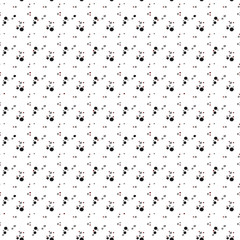 confetti on white background