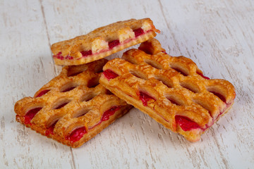 Delicious puff pastry