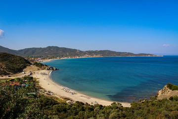 Bucht von Sarti, Chalkidiki, Griechenland