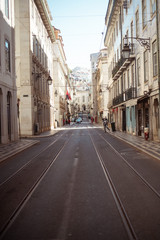 Fototapeta premium Street Lissabon Portugal