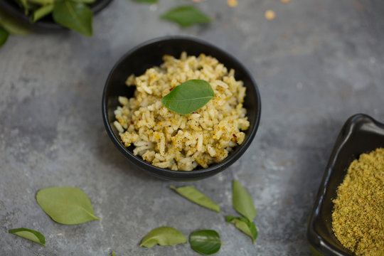 curry leaf rice, spices powder