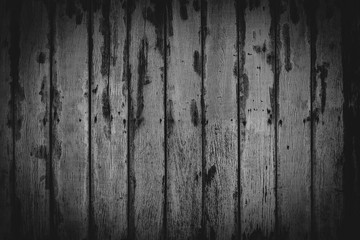 Old black wood wall texture and background. plank black wood wall.