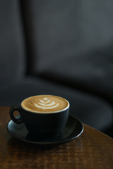 cup of coffee on a table