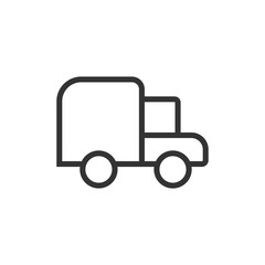 Truck icon. Lorry symbol. Vector Illustration