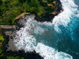 Ocean waves on Hawaii