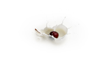 Milk splash for the cherry