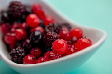 close-up of assorted berries