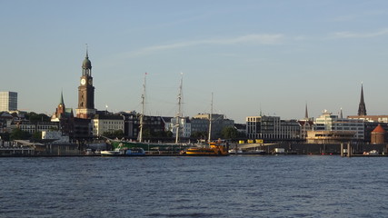 Fototapeta premium Hamburg - beautiful German port city