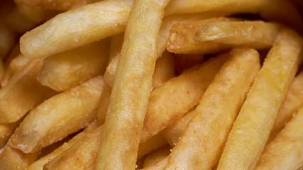Close up of french fries.