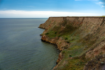 cliff above the sea