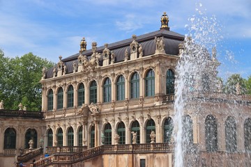 Zwinger Palace, Dresden. German architecture landmark.