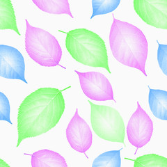 seamless pattern with leaves