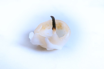 candela agli sgoccioli