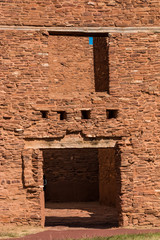 Entance Into The Nave Of Nuestra Senora de la Purisima Conceptionde Quarai, Salinas Pueblo Missions National Monument, New Mexico, USA