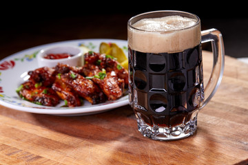 tasty appetizer in the bar