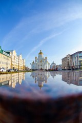 Fototapeta na wymiar Ushakov Cathedral in Saransk