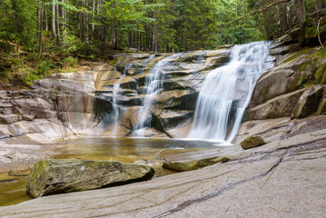 Mumlava Waterfall in Czech Giant Mountains