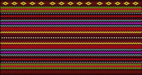 Traditional ethnic ornament for use on fabrics, tiles, ceramics and other interior details.