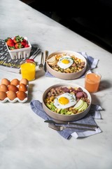 Brunch Hash with Fruit