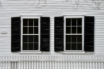 colonial black shutters