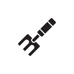 garden fork icon vector symbol template design trendy