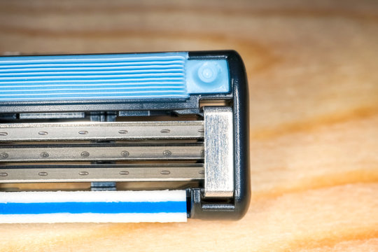 Disposable Razor Blade Close Up