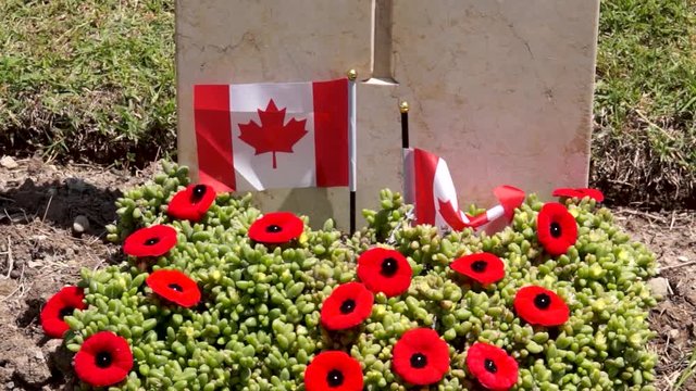 Canadian war cemetery, unique in Italy, is located on a green hill in front of Etna in the municipality of Agira in Sicily.