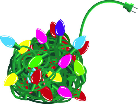 2 086 Best Tangled Christmas Lights Images Stock Photos Vectors Adobe Stock