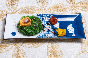 Traditional Japanese Chuka seaweed salad