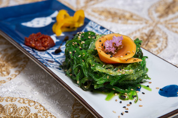 Traditional Japanese Chuka seaweed salad