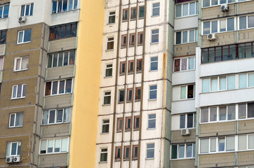 Modern residential area in Kiev. Exterior. 