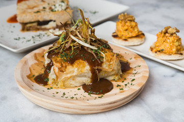 Greek traditional mousaka.