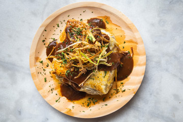 Greek traditional mousaka.