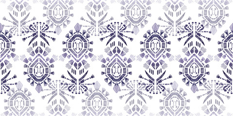 Abstract embroidery seamless ikat